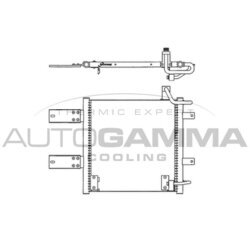 Kondenzátor klimatizácie AUTOGAMMA 102781