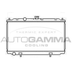 Chladič motora AUTOGAMMA 103840