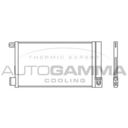 Kondenzátor klimatizácie AUTOGAMMA 103989