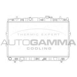 Chladič motora AUTOGAMMA 104474