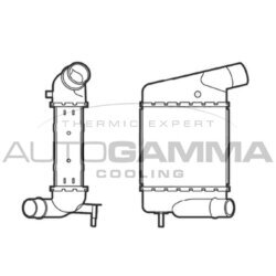 Chladič plniaceho vzduchu AUTOGAMMA 104492