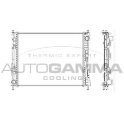 Chladič motora AUTOGAMMA 104562