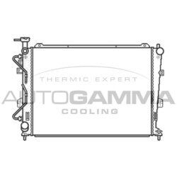 Chladič motora AUTOGAMMA 104840