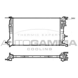 Chladič motora AUTOGAMMA 105217