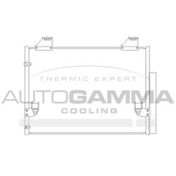 Kondenzátor klimatizácie AUTOGAMMA 105357