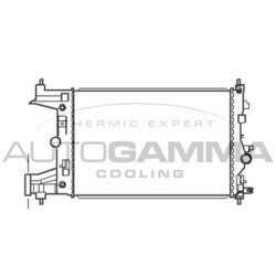 Chladič motora AUTOGAMMA 105445