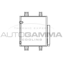 Kondenzátor klimatizácie AUTOGAMMA 105456