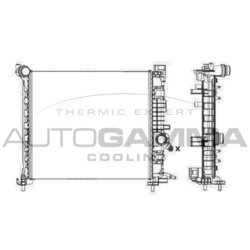 Chladič motora AUTOGAMMA 105622