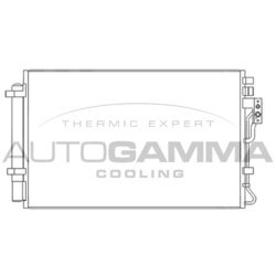 Kondenzátor klimatizácie AUTOGAMMA 107077