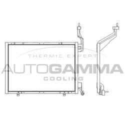 Kondenzátor klimatizácie AUTOGAMMA 107150