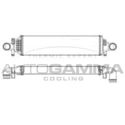 Chladič plniaceho vzduchu AUTOGAMMA 107428