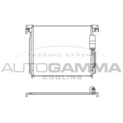 Kondenzátor klimatizácie AUTOGAMMA 107431
