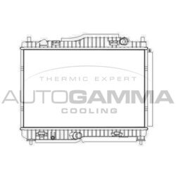 Chladič motora AUTOGAMMA 107581