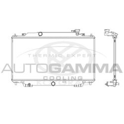 Chladič motora AUTOGAMMA 107646