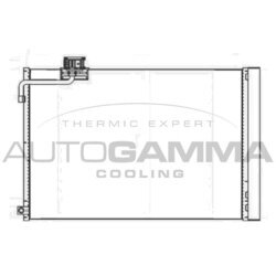 Kondenzátor klimatizácie AUTOGAMMA 107660