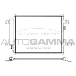 Kondenzátor klimatizácie AUTOGAMMA 107840