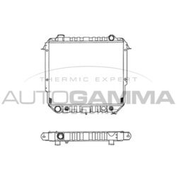 Chladič motora AUTOGAMMA 100441