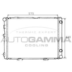 Chladič motora AUTOGAMMA 100523