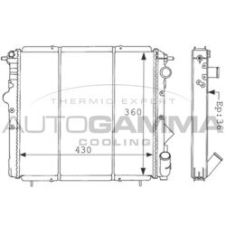 Chladič motora AUTOGAMMA 100853