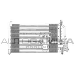 Kondenzátor klimatizácie AUTOGAMMA 101715