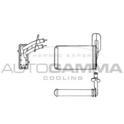 Výmenník tepla vnútorného kúrenia AUTOGAMMA 101775