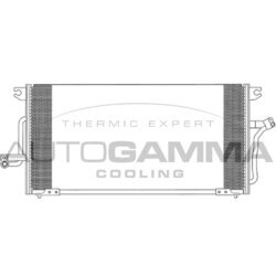 Kondenzátor klimatizácie AUTOGAMMA 102714