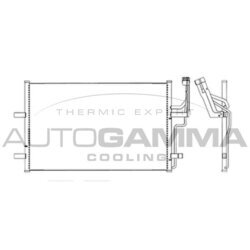 Kondenzátor klimatizácie AUTOGAMMA 103622