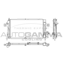 Chladič motora AUTOGAMMA 103630