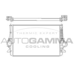 Chladič plniaceho vzduchu AUTOGAMMA 103749