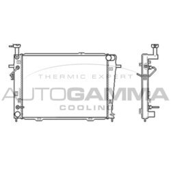 Chladič motora AUTOGAMMA 104012