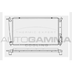 Chladič motora AUTOGAMMA 104046