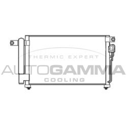 Kondenzátor klimatizácie AUTOGAMMA 104910