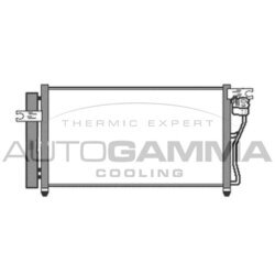Kondenzátor klimatizácie AUTOGAMMA 105073