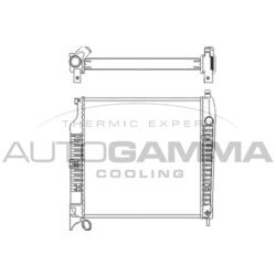 Chladič motora AUTOGAMMA 105128