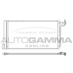 Kondenzátor klimatizácie AUTOGAMMA 105880