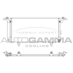 Kondenzátor klimatizácie AUTOGAMMA 105971