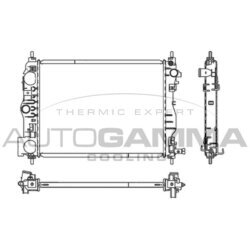 Chladič motora AUTOGAMMA 107125