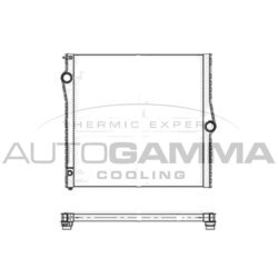 Chladič motora AUTOGAMMA 107134