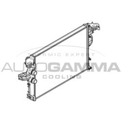 Chladič motora AUTOGAMMA 107142