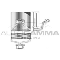 Výparník klimatizácie AUTOGAMMA 112218
