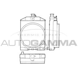 Chladič motora AUTOGAMMA 400514