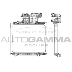 Chladič motora AUTOGAMMA 404442