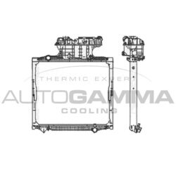 Chladič motora AUTOGAMMA 404444