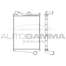 Chladič plniaceho vzduchu AUTOGAMMA 404710