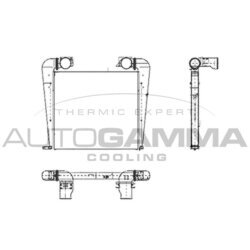 Chladič plniaceho vzduchu AUTOGAMMA 404716