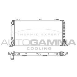 Chladič motora AUTOGAMMA 100047