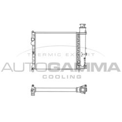 Chladič motora AUTOGAMMA 100162