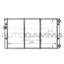 Chladič motora AUTOGAMMA 101057