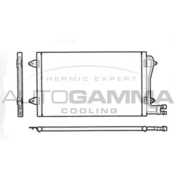Kondenzátor klimatizácie AUTOGAMMA 101733
