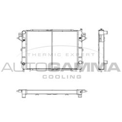 Chladič motora AUTOGAMMA 102237